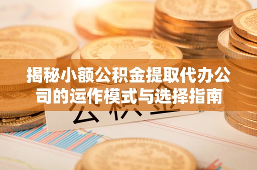英吉沙揭秘小额公积金提取代办公司的运作模式与选择指南