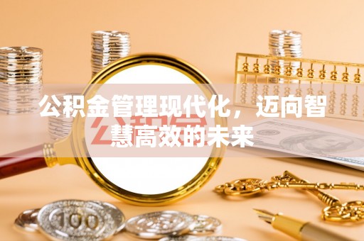 英吉沙公积金管理现代化，迈向智慧高效的未来