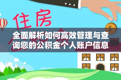 英吉沙全面解析如何高效管理与查询您的公积金个人账户信息