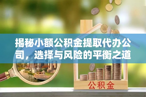英吉沙揭秘小额公积金提取代办公司，选择与风险的平衡之道