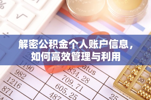 英吉沙解密公积金个人账户信息，如何高效管理与利用