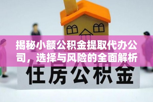 英吉沙揭秘小额公积金提取代办公司，选择与风险的全面解析