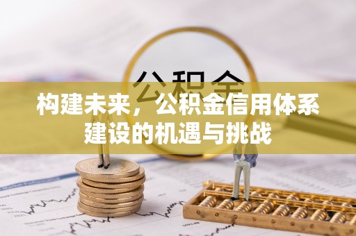 英吉沙构建未来，公积金信用体系建设的机遇与挑战