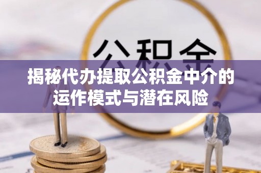 英吉沙揭秘代办提取公积金中介的运作模式与潜在风险